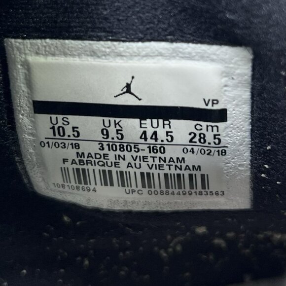 Nike Air Jordan 10 X Westbrook Class of 2006 Shoes White Men's Size 10.5 - Picture 9 of 9